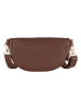 Mia Tomazzi Leder-Brustbeutel ''Perugino'' in Braun - (B)23 x (H)13 x (T)2 cm