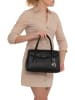 Mia Tomazzi Leren handtas "Viserba" zwart - (B)30 x (H)24 x (D)13 cm