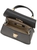 Mia Tomazzi Leder-Henkeltasche "Assab" in Schwarz - (B)20,5 x (H)14 x (T)8 cm