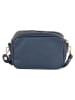 Mia Tomazzi Leder-Umhängetasche "Astolfo" in Dunkelblau - (B)23 x (H)16 x (T)11 cm