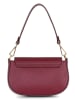 Mia Tomazzi Leder-Schultertasche "Ceresio" in Bordeaux - (B)22 x (H)14 x (T)4,5 cm