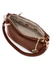 Mia Tomazzi Leder-Henkeltasche "Bardolino" in Braun - (L)25 x (B)13 x (H)17 cm