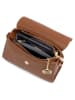 Mia Tomazzi Leder-Henkeltasche "Diomede" in Hellbraun - (B)24 x (H)20 x (T)12 cm