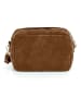 Mia Tomazzi Leder-Umhängetasche ''Vittadini'' in Braun - (B)23 x (H)16 x (T)11 cm