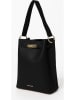 Mia Tomazzi Leder-Henkeltasche "Morozzo" in Schwarz - (B)23 x (H)30 x (T)12 cm