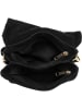 Mia Tomazzi Leren schoudertas "Empoli" zwart - (B)23 x (H)17 x (D)5 cm
