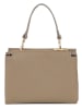 Mia Tomazzi Leder-Umhängetasche ''Berlese'' in Beige - (B)21 x (H)16 x (T)3 cm