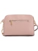 Mia Tomazzi Skórzana torebka "Certosa" w kolorze jasnoróżowym - 24 x 16 x 8 cm