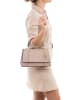 Mia Tomazzi Leren handtas "Livenza" oudroze - (B)26,5 x (H)16 x (D)9 cm