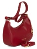 Mia Tomazzi Leder-Schultertasche "Farnese" in Rot - (B)24 x (H)14 x (T)9 cm