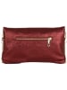 Mia Tomazzi Leren schoudertas bordeaux - (B)27 x (H)17 x (D)5 cm