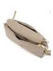 Mia Tomazzi Leder-Umhängetasche in Beige - (B)24 x (H)16 x (T)8 cm