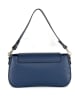 Mia Tomazzi Leren schoudertas "Zambaldi" donkerblauw - (B)31 x (H)17 x (D)10 cm
