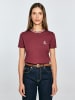 BIG STAR Koszulka "Lemorse" w kolorze bordowym