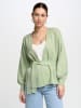 BIG STAR Kardigan w kolorze zielonym