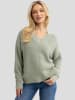 BIG STAR Sweter w kolorze zielonym