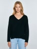 BIG STAR Sweter "Fausti" w kolorze czarnym