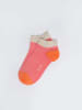 BIG STAR Skarpety w kolorze beżowo-różowo-pomarańczowym