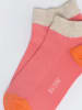 BIG STAR Skarpety w kolorze beżowo-różowo-pomarańczowym
