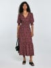 BIG STAR Sukienka "Sheri" w kolorze bordowym