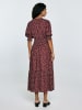 BIG STAR Sukienka "Sheri" w kolorze bordowym