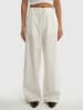BIG STAR Spodnie w kolorze kremowym