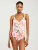 BIG STAR Strój kąpielowy w kolorze biało-jasnoróżowym