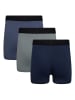 LEGO 3er-Set: Boxershorts in Dunkelblau/ Grau