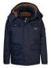Petrol Industries Winterjas donkerblauw
