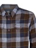 Petrol Industries Hemd - Regular fit - in Dunkelblau/ Braun/ Hellblau