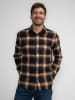 Petrol Industries Blouse - regular fit - zwart/oranje