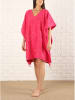 maryplaid Badeponcho in Pink