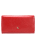 Puccini Leder-Geldbörse "Murano" in Rot - (B)19 x (H)19 x (T)2 cm