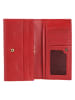 Puccini Leder-Geldbörse "Murano" in Rot - (B)19 x (H)19 x (T)2 cm