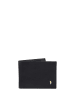 Puccini Leder-Geldbörse "Murano" in Schwarz - (B)13 x (H)9,5 cm