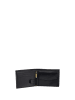 Puccini Leder-Geldbörse "Murano" in Schwarz - (B)13 x (H)9,5 cm