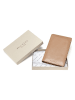 Puccini Etui "Zen" w kolorze beżowym na dokumenty podróżne - 10 x 14 x 1 cm