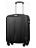 Puccini Hardcase-Trolley "Paris" in Schwarz - (B)40 x (H)55 x (T)20 cm
