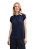 Tom Tailor Bluse in Dunkelblau