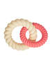 OYOY mini Beißring "Mellow" in Pink/ Creme - ab Geburt