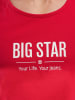 BIG STAR Top w kolorze czerwonym