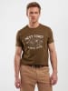BIG STAR Koszulka "Reddrez" w kolorze brązowym