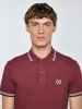 BIG STAR Koszulka polo "Poller" w kolorze bordowym