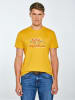 BIG STAR Koszulka w kolorze żółtym