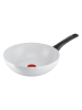 Tefal Patelnia wok "Ceramic Control G6" w kolorze białym - Ø 28 cm