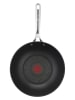 Tefal Patelnia wok "Cook Smart" w kolorze srebrno-czarnym - Ø 28 cm