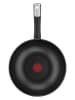 Tefal Patelnia wok "Hard titanium essential" w kolorze czarnym - Ø 28 cm