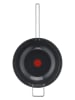 Tefal Patelnia wok "Nordica" w kolorze srebrno-czarnym - Ø 28 cm