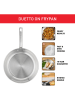 Tefal Pfanne "Duetto" in Silber - Ø 28 cm