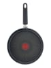 Tefal Patelnia "Resist Intense" w kolorze czarnym do naleśników - Ø 25 cm